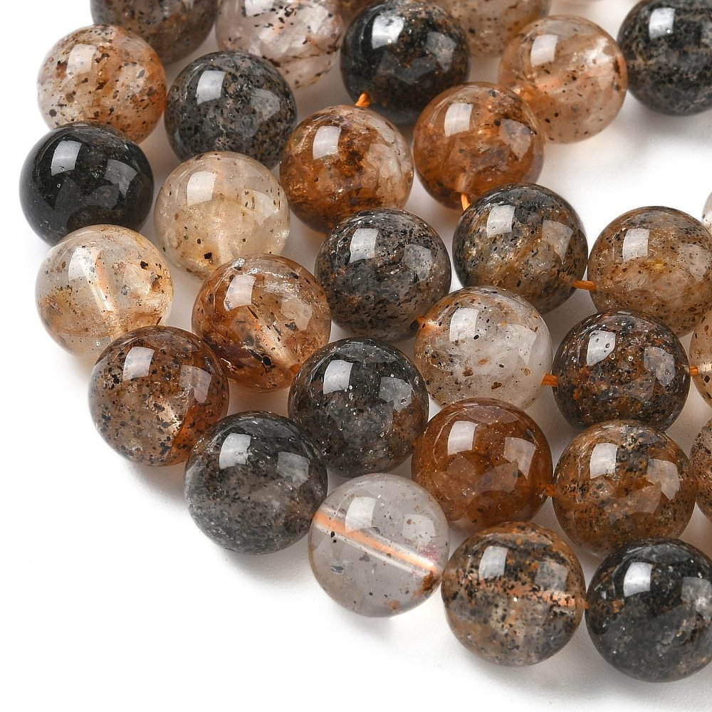 Herkimer Kvarts Perler – Runde (12mm) - Uniq Perler - 