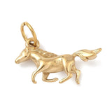 Heste Vedhæng i 304 Rustfrit Stål – Med øsken (11.5x20mm) - Uniq Perler - 