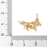 Heste Vedhæng i 304 Rustfrit Stål – Med øsken (11.5x20mm) - Uniq Perler - 