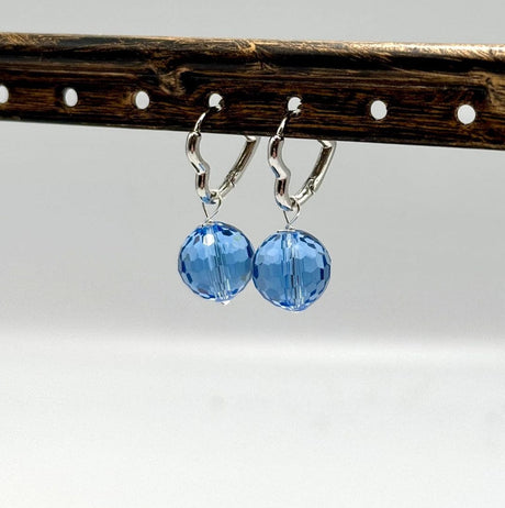 Hjerte Creoler – Platin Farvet (14x2mm) - Uniq Perler - 114666