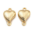 Herz-Magnet Verschluss – 14K langlebige Vergoldung (12,5x8,5mm) - Uniq Perler - 111590