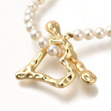 Hjerte Toggle Lås, 18K Forgyldt Messing, 21x20x3,5mm - Uniq Perler - 113185