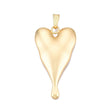 Hjerte Vedhæng, 18K Forgyldt, 81x45mm - Uniq Perler - 113421