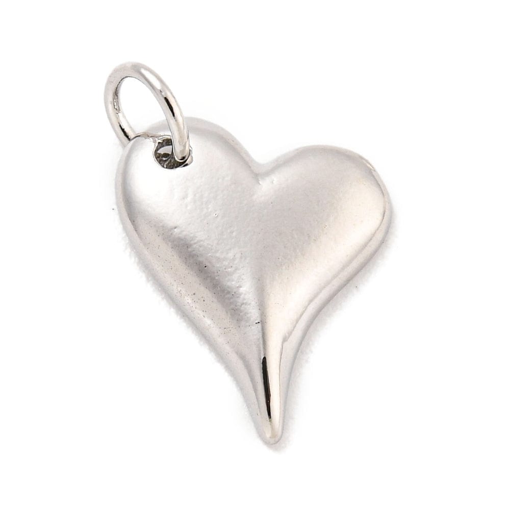 Hjerte Vedhæng str. 13x11,5 mm - Uniq Perler - 113189