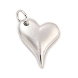 Hjerte Vedhæng str. 13x11,5 mm - Uniq Perler - 113189