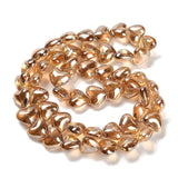 Hjerteformet Glasperler, 12,5x15mm - Uniq Perler - 823842