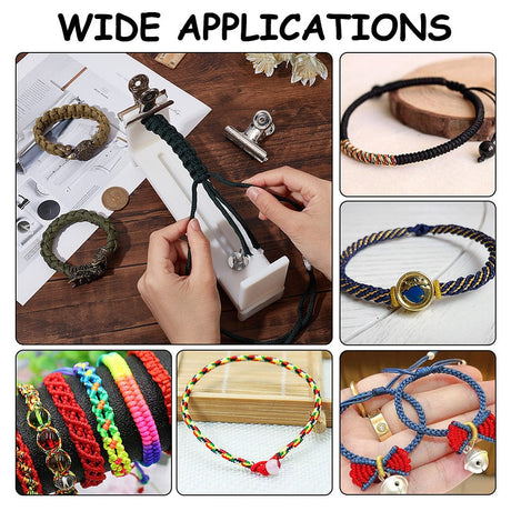 Holder Til Knytning og Fletning – Justerbar (20x4,6x8,4cm) - Uniq Perler - 595348