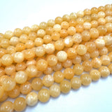 Honning Kalsit - Gul (10mm) - Uniq Perler - 115373