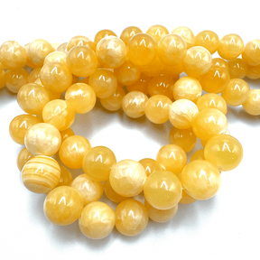 Honey Calcite - Yellow (10mm) - Uniq Perler - 115373