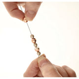 Hook Eye Needle - Lang Nål Med Krog Til Perler (25cm) - Uniq Perler - 558866