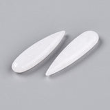 Hvide Jade - Dråbeformet, Natursten (34–36mm) - Uniq Perler - 115659