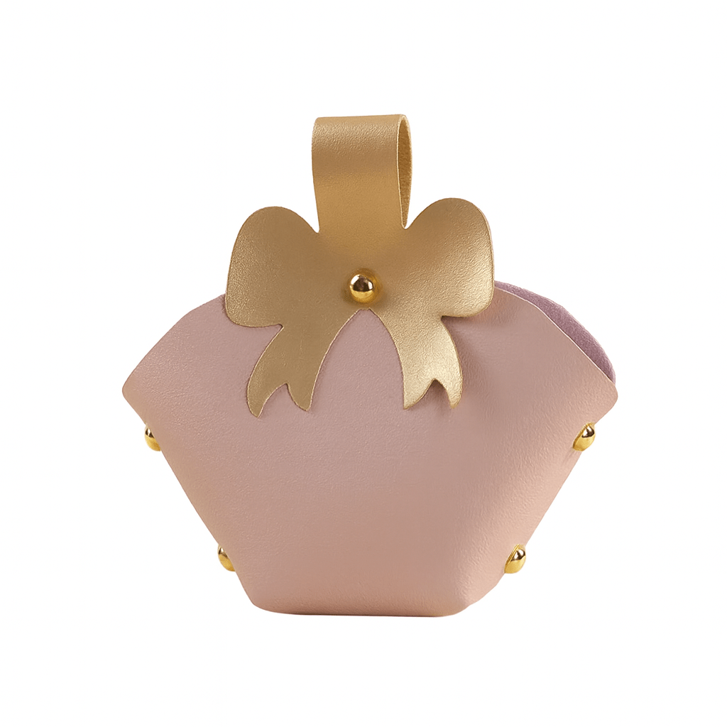 Imiteret Læder Taske – Pink (14x13,5x8cm) - Uniq Perler - 115814