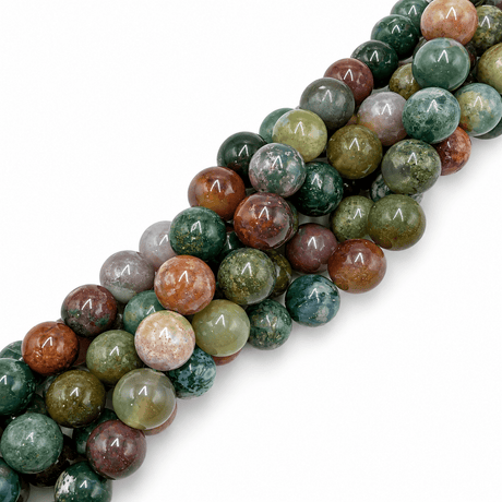 Indian Agat Perler – Runde (10mm) - Uniq Perler - 126080