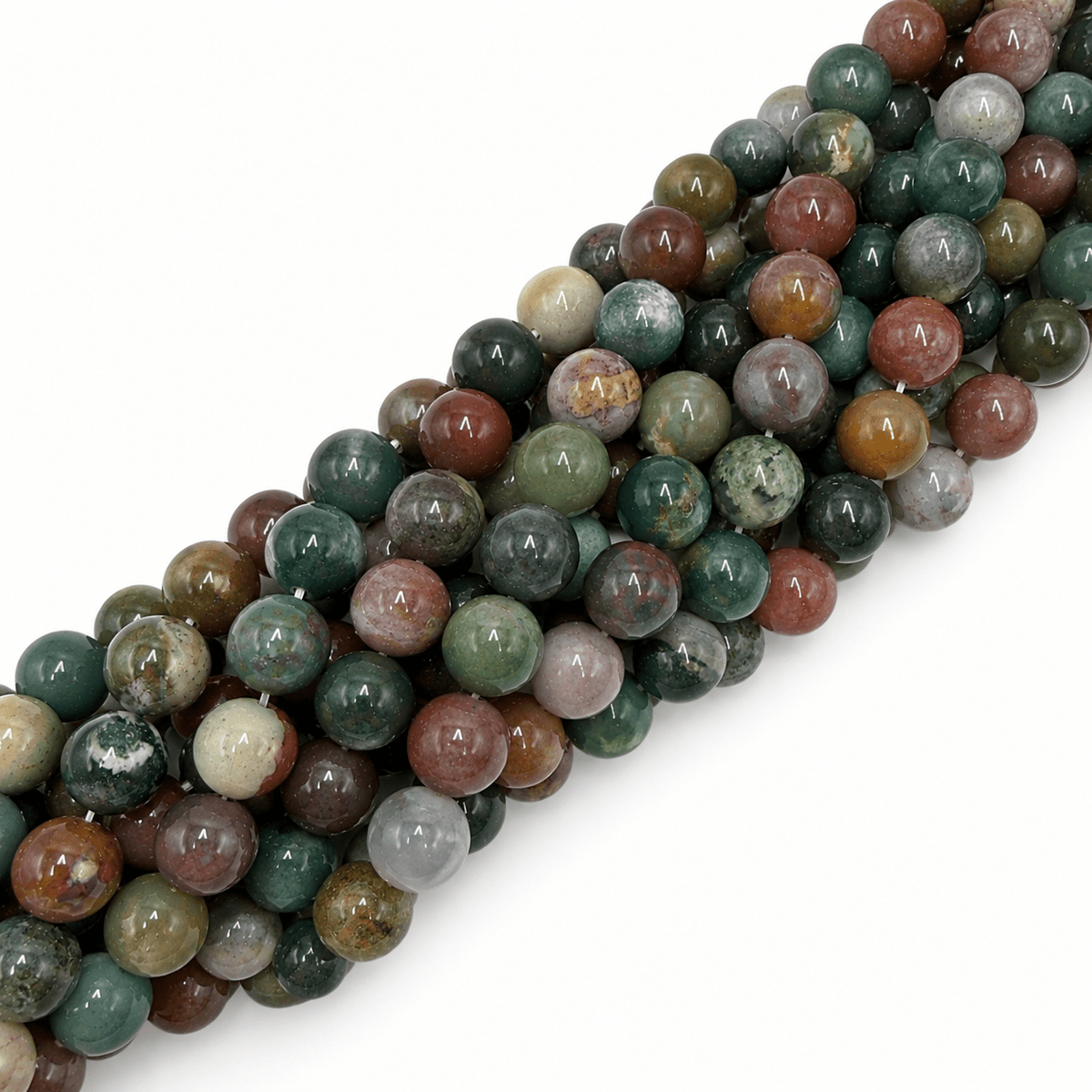 Indian Agat Perler – Runde (10mm) - Uniq Perler - 126110