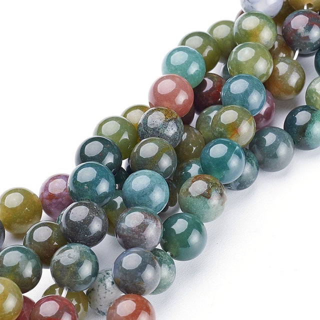 Indian Agat Perler – Runde (10mm) - Uniq Perler - 126110