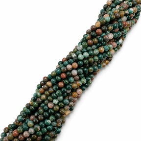 Indian Agat – Runde (4mm) - Uniq Perler - 112942