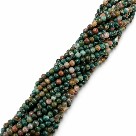 Indian Agat – Runde (4mm) - Uniq Perler - 112942
