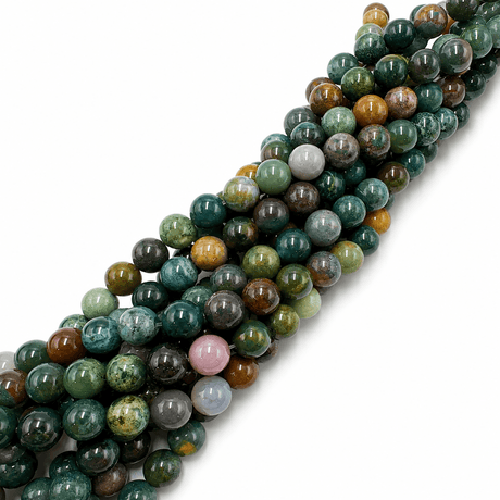 Indian Agat – Runde (8mm) - Uniq Perler - 112944