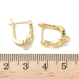 Infinity Ørestikkere – Langtidsholdbar Forgyldt Messing (16mm) - Uniq Perler - 115689