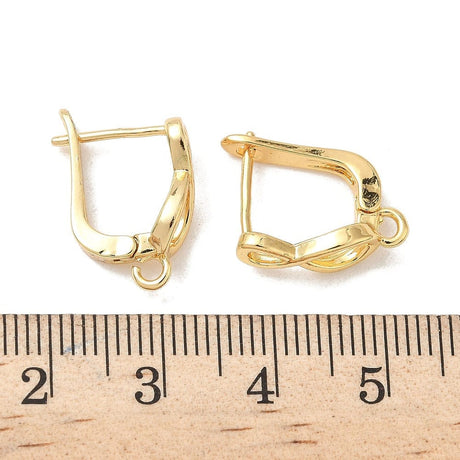 Infinity Ørestikkere – Langtidsholdbar Forgyldt Messing (16mm) - Uniq Perler - 115689