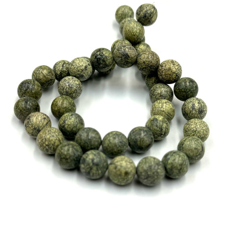 Jade 10 mm jade perle med struktur