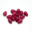 Jade Dråber, Cerise/rød (15x10mm, 2 Stk) - Uniq Perler - 