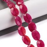 Jade, Facetteret, Ovale, (15x10x4mm) - Uniq Perler - 113972