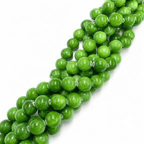 Jade -Grøn-Runde (12mm) - Uniq Perler - 123249