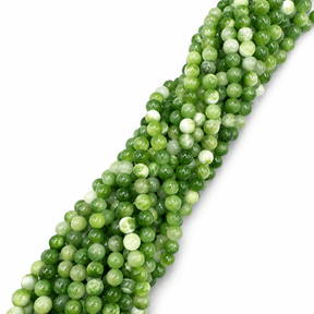 Jade - Grønne Nuancer (6mm) - Uniq Perler - 0000014414, 008841845679919974229848