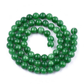 Jade – Green, Round (4mm) - Uniq Perler - 115912