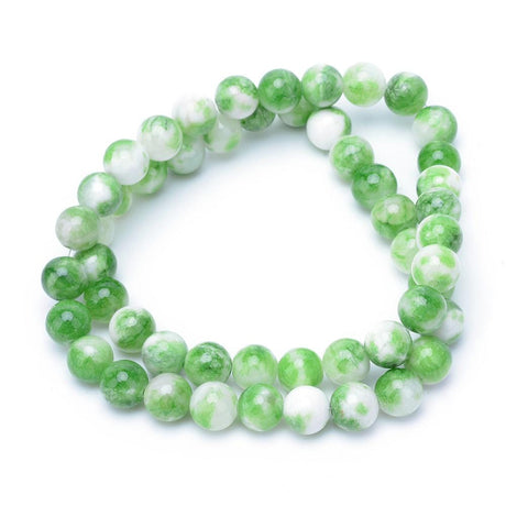 Jade, Grønne Nuancer,(6mm) - Uniq Perler - 0000014414, 008841845679919974229848