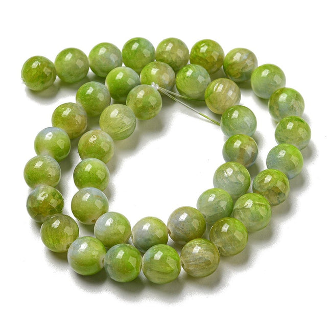 Jade Jade, lime grøn, 8 mm