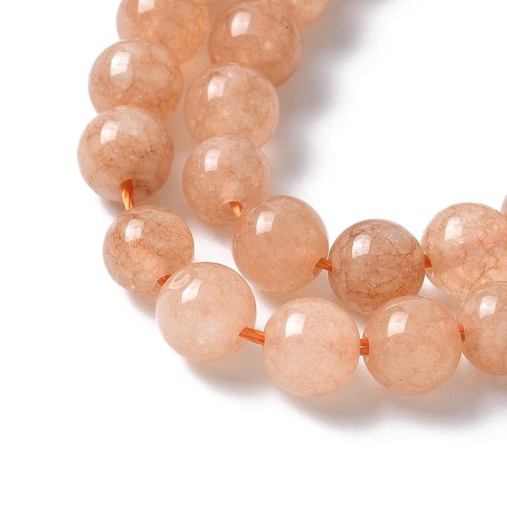 Jade, Let Orange, (8mm) - Uniq Perler - 114588