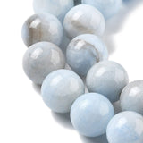 Jade – Lys Blå, Runde (8,5mm) - Uniq Perler - 114689