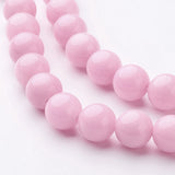 Jade Mashan Jade, Pink/rosa, 10mm
