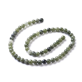 Jade, Mørk Grøn, (6mm) - Uniq Perler - 14441