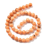 Jade – Orange/Brun, Runde (8,5mm) - Uniq Perler - 114690