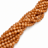 Jade Perler - Abrikos Farve (8mm) - Uniq Perler - 7801884242