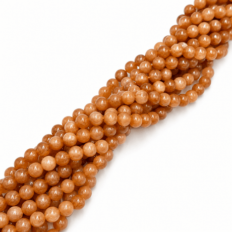 Jade Perler - Abrikos Farve (8mm) - Uniq Perler - 7801884242