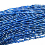 Jade Perler, Blå Rondel, (4x3mm) - Uniq Perler - 854000