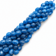 Jade Perler – Blå, Ovale (11~13x9~10x8,5~10mm) - Uniq Perler - 124440