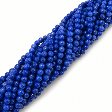 Jade Perler – Blå, Runde (10mm) - Uniq Perler - 124490