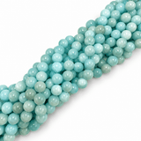 Jade Perler – Blå, Runde (12mm) - Uniq Perler - 123555