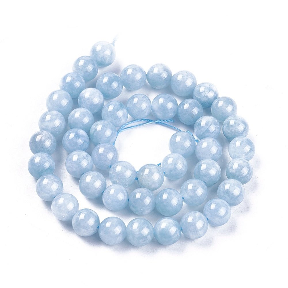 Jade Perler – Blå - Runde (8mm) - Uniq Perler - 122437