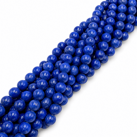 Jade Perler – Blå, Runde (8mm) - Uniq Perler - 124512