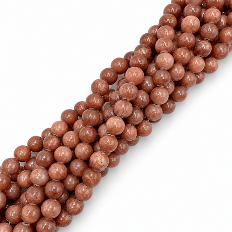 Jade Perler – Brun-Runde (8mm) - Uniq Perler - 126075