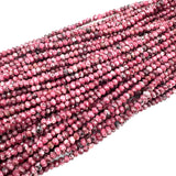 Jade Perler, Cerise Farvet Rondel, (4x3mm) - Uniq Perler - 678899