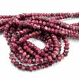 Jade Perler, Cerise Farvet Rondel, (4x3mm) - Uniq Perler - 678899