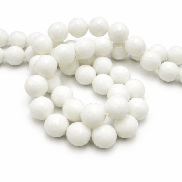 Jade Perler – Facetterede, (12mm) - Uniq Perler - 113200