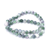 Jade Perler, Farve Mix, Grøn/Grå, (8mm) - Uniq Perler - 1111490244